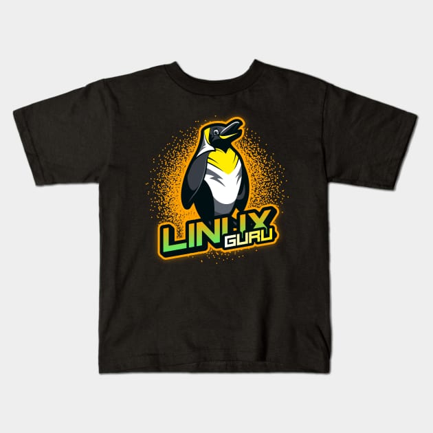 Linux Guru Kids T-Shirt by Cyber Club Tees